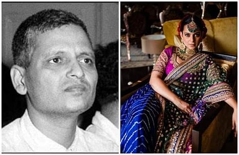 കങ്കണയും ട്വിറ്ററില് പങ്കുവച്ച ഗോഡ്സെയുടെ ചിത്രം