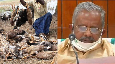 മന്ത്രി കെ രാജു മാധ്യമങ്ങളെ കാണുന്നു