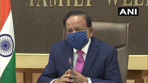 കേന്ദ്ര ആരോഗ്യമന്ത്രി ഡോ. ഹര്ഷവര്ധന്/ എഎൻഐ ചിത്രം