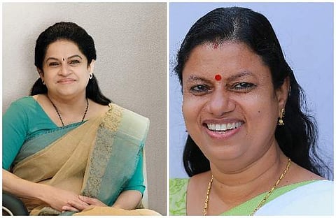 പത്മജ വേണുഗോപാല്, ബിന്ദു കൃഷ്ണ