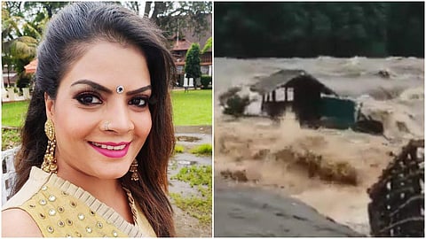 സുബി സുരേഷ്, ചാലക്കുടി പുഴ കുത്തിയൊലിച്ച് ഒഴുകുമ്പോഴും തകരാതെ നില്ക്കുന്ന അതിരപ്പിള്ളിയിലെ ഷെഡ്