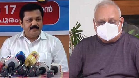 ഷെയ്ഖ് പി ഹാരിസ്, എം വി ശ്രേയാംസ് കുമാര്