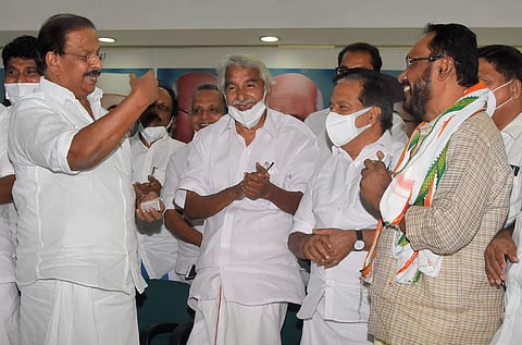 കെ സുധാകരൻ, ഉമ്മൻചാണ്ടി, രമേശ് ചെന്നിത്തല എന്നിവർ/ ഫയൽ ചിത്രം