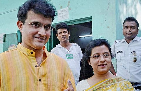 സൗരവ് ഗാംഗുലിയും ഭാര്യ ഡോണയും/ഫയല്