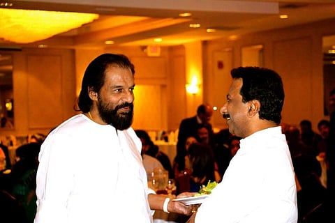 യേശുദാസിനൊപ്പം നിലമ്പൂര് കാര്ത്തികേയന്