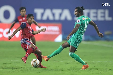 ബംഗളുരു- ജംഷഡ്പുർ മത്സരത്തിൽ നിന്ന്/ ട്വിറ്റർ