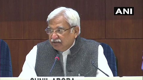 മുഖ്യ തെരഞ്ഞെടുപ്പു കമ്മിഷണര് സുനില് അറോറ/എഎന്ഐ