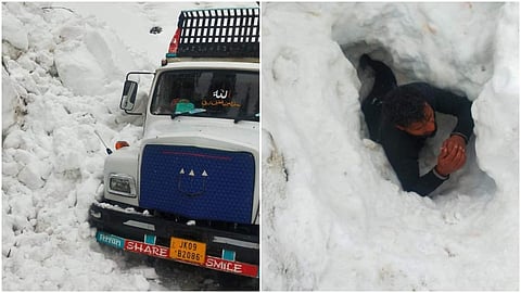 കശ്മീരിലെ കുപ്വാരയിലെ മഞ്ഞുമലയില്പ്പെട്ട ഡ്രൈവര്