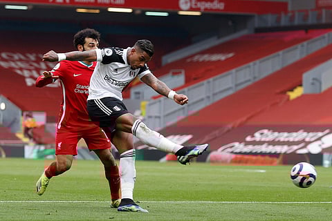 ലിവർപൂളിനെ ഞെട്ടിച്ച് മരിയോ ലെമിനയുടെ ഗോൾ വലയിലേക്ക്/ ട്വിറ്റർ