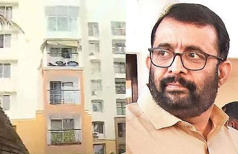 സ്പീക്കര് ശ്രീരാമകൃഷ്ണനുമായി ബന്ധമുണ്ടെന്ന് ആക്ഷേപം ഉയര്ന്ന ഫ്ലാറ്റ്/'ടിവി ചിത്രം