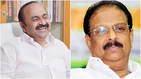 vd satheesan - k sudhakaran