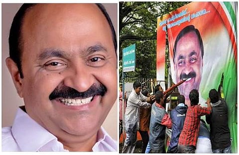 വി ഡി സതീശന്, കൊടിക്കുന്നില് സുരേഷ് പങ്കുവച്ച ചിത്രം