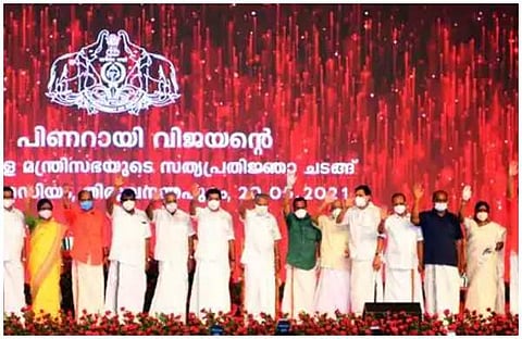 മന്ത്രിസഭയുടെ സത്യപ്രതിജ്ഞയ്ക്ക് ശേഷം/ ഫയല് ചിത്രം