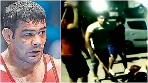 സുശീല്കുമാര് സാഗറിനെ മര്ദ്ദിക്കുന്ന വീഡിയോ ദൃശ്യം