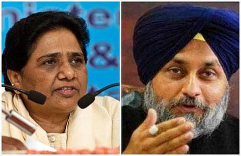 മായാവതി, സുഖ്ബിര് സിങ് ബാദല്