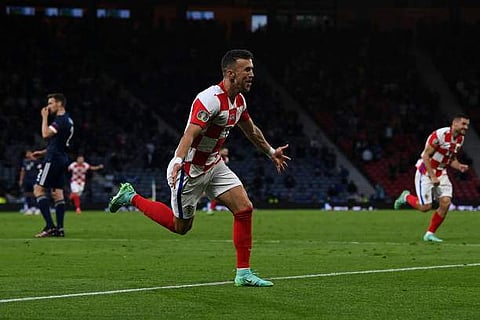 ക്രൊയേഷ്യൻ താരം ഇവാൻ പെരിസിച്ച്/ഫോട്ടോ: ട്വിറ്റർ