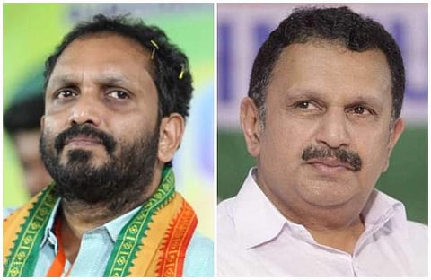 കെ സുരേന്ദ്രന്, കെ മുരളീധരന്