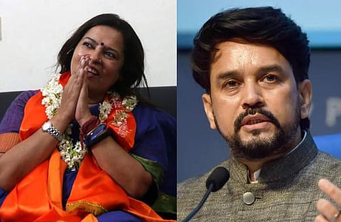 മീനാക്ഷി ലേഖി, അനുരാഗ് ഠാക്കൂര്/ഫയല്