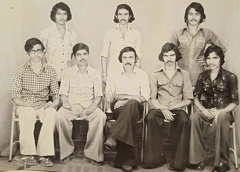 കിരാതബലി നാടക സംഘം. ഗോപൻ, ഹരിദാസ്, അബ്ബാസ് സാർ, ഹംസ, മുരളി, വിനോദ്, റഷീദ്, ലേഖകൻ