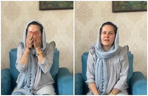 സഹ്റ കരീമിയുടെ വീഡിയോ സന്ദേശത്തില് നിന്ന്