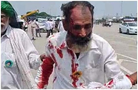 കിസാന് ഏകതാ മോര്ച്ച ട്വിറ്ററില് പങ്കുവച്ച ചിത്രം