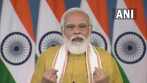 പ്രധാനമന്ത്രി നരേന്ദ്രമോദി, എഎന്ഐ ചിത്രം