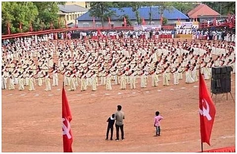 സിപിഎം മെഗാതിരുവാതിരയില് നിന്ന്