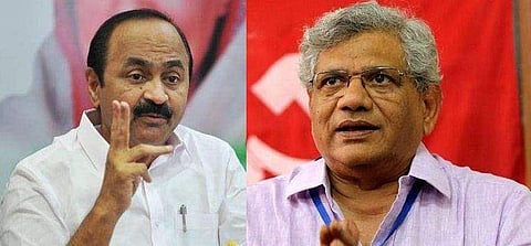 സതീശന്, യെച്ചൂരി/ ഫയല് ചിത്രം