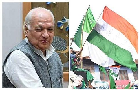 ആരിഫ് മുഹമ്മദ് ഖാന്, യുഡിഎഫ് പതാക