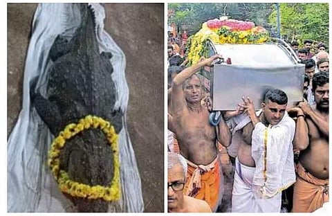 ബബിയ മുതല, സംസ്കാര ചടങ്ങ്