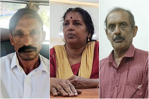 പ്രതികളായ ഷാഫി, ലൈല, ഭഗവല് സിങ് എന്നിവര്