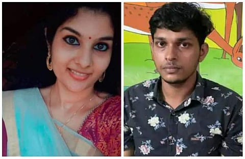 കൊല്ലപ്പെട്ട വിഷ്ണുപ്രിയ, പിടിയിലായ ശ്യാംജിത്ത്