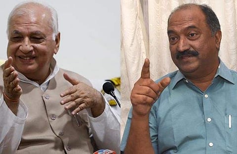 ഗവര്ണര് ആരിഫ് മുഹമ്മദ് ഖാന്, മന്ത്രി കെഎന് ബാലഗോപാല്/ഫയല്