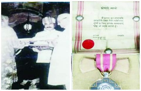 മാലി പദ്മശ്രീ ഏറ്റുവാങ്ങുന്നു, സര്ക്കാര് ബഹുമതികള്