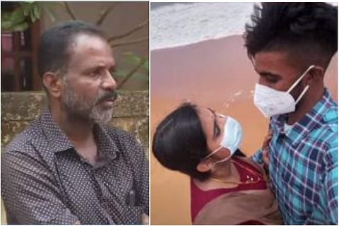 ജയരാജന്, ഗ്രീഷ്മയും ഷാരോണും/ ടിവി ദൃശ്യം