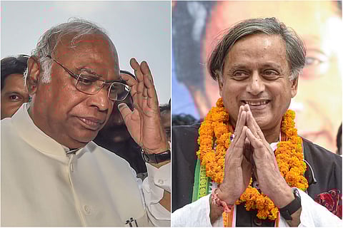 മല്ലികാര്ജുന് ഖാര്ഗെ, ശശി തരൂര്/ ഫയല്