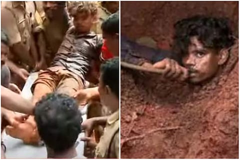 സുശാന്തിനെ ആശുപത്രിയിലേക്ക് മാറ്റുന്നു, സുശാന്ത് മണ്ണിനടിയില്/ ടിവി ദൃശ്യം