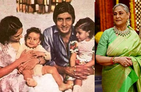 ജയ ബച്ചനും അമിതാഭ് ബച്ചനും മക്കളായ അഭിഷേകിനും ശ്വേതയ്ക്കുമൊപ്പം, ജയ ബച്ചൻ/ ഫെയ്സ്ബുക്ക്