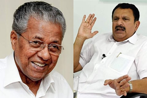 പിണറായി വിജയന്, കെ മുരളീധരന്/ ചിത്രം: ന്യൂ ഇന്ഡ്യന് എക്സ്പ്രസ്