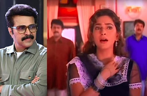 മമ്മൂട്ടി/ ഫെയ്സ്ബുക്ക്, ഹരികൃഷ്ണൻസിൽ നിന്നുള്ള ദൃശ്യം