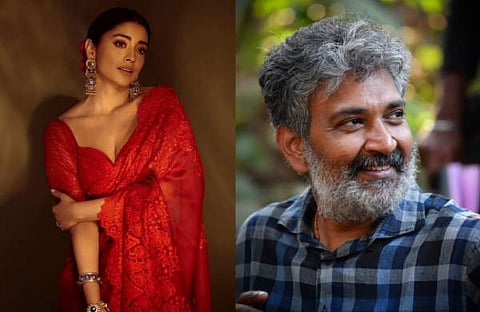 ശ്രിയ ശരൺ, രാജമൗലി/ ഫെയ്സ്ബുക്ക്