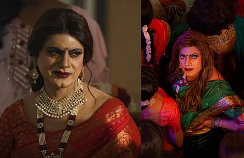 നവാസുദ്ദീൻ സിദ്ദീഖി പെൺവേഷത്തിൽ/ ഹദ്ദി പോസ്റ്റർ