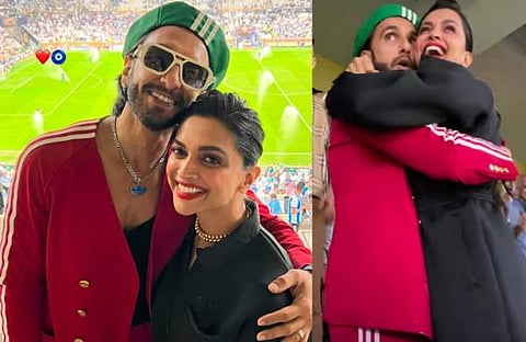 ദീപികയും രൺവീർ സ്റ്റേഡിയത്തിൽ/ ചിത്രം; ഇൻസ്റ്റഗ്രാം