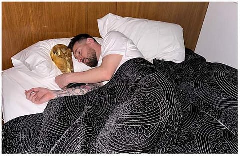 മെസി പങ്കുവച്ച ചിത്രം