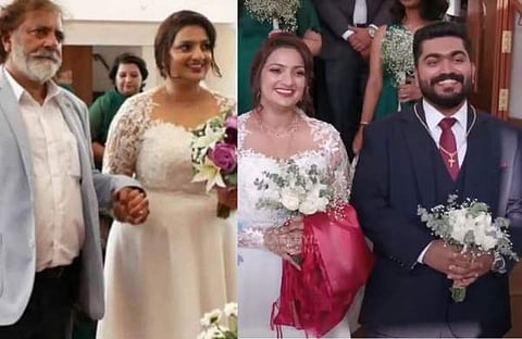 ജോയ് മാത്യുവിന്റെ മകളുടെ വിവാഹത്തിൽ നിന്ന്/ വിഡിയോ സ്ക്രീൻഷോട്ട്