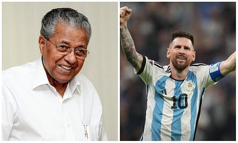 പിണറായി വിജയന്- ലയണല് മെസി