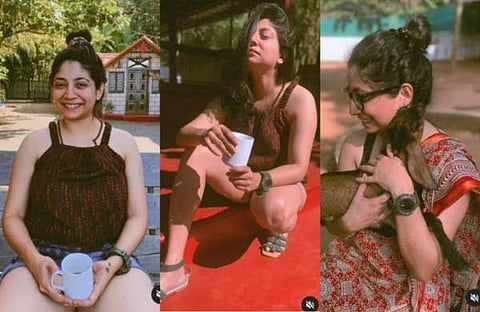 അഭയ ഹിരൺമയിയുടെ അവധി ആഘോഷത്തിൽ നിന്ന്/ വിഡിയോ സ്ക്രീൻഷോട്ട്