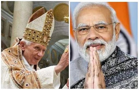 ബനഡിക്ട് പതിനാറാമന്, നരേന്ദ്ര മോദി