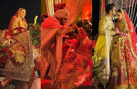 ഹൻസികയുടെ വിവാഹത്തിൽ നിന്ന്/ ഫെയ്സ്ബുക്ക്