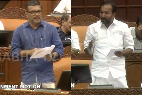 എംബി രാജേഷും വി സി വിഷ്ണുനാഥും നിയമസഭയില്/ സഭ ടിവി